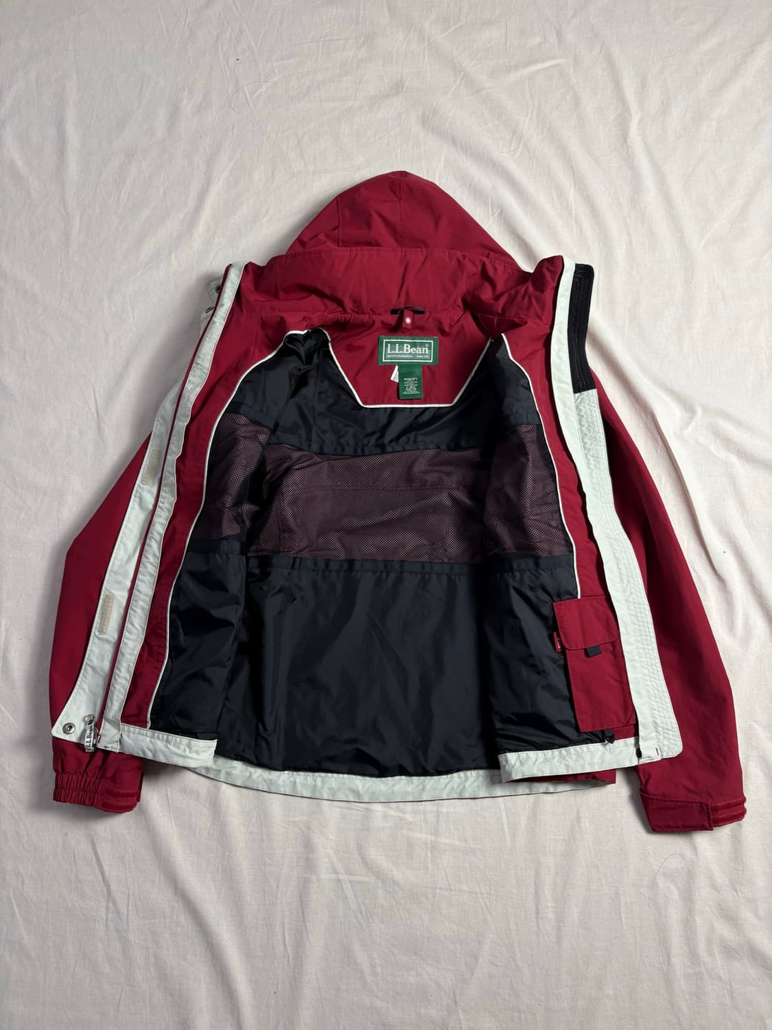 L.L Bean 엘엘빈 우먼 나일론 후드 자켓 L 상품이미지3