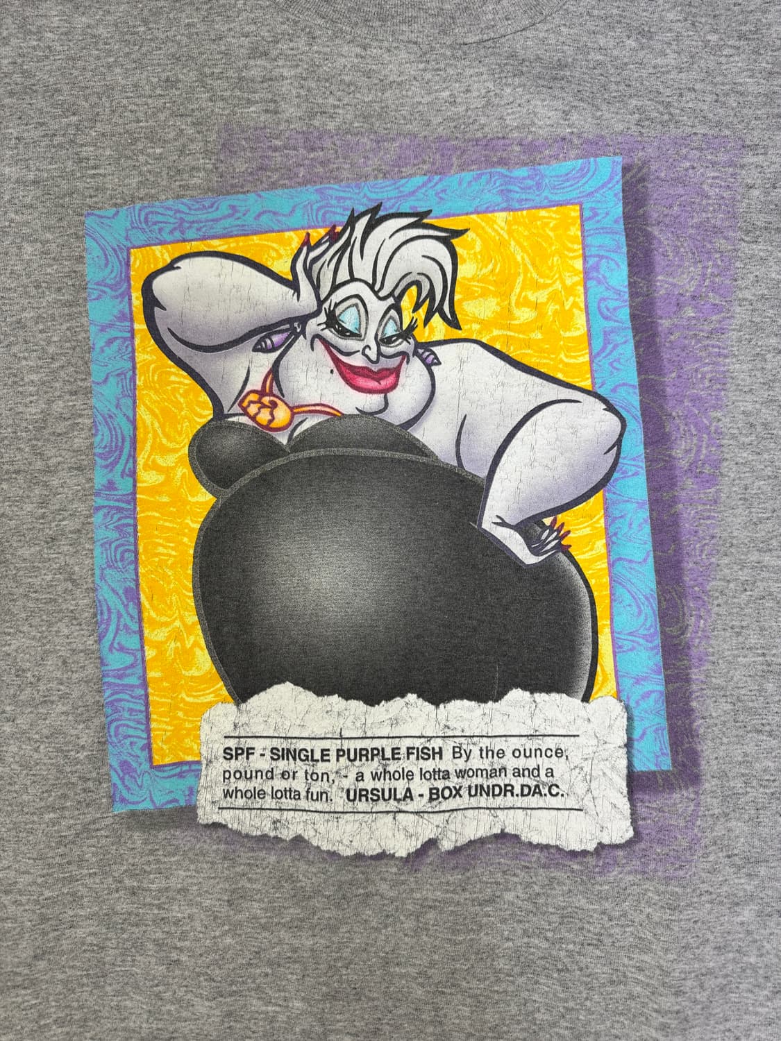 빈티지 90s 디즈니 빌런 우르슬라 Ursula 티셔츠 XL 상품이미지2
