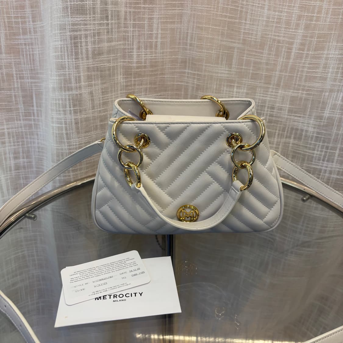 정품 메트로시티 퀄팅 투웨이 크로스백    상품이미지2