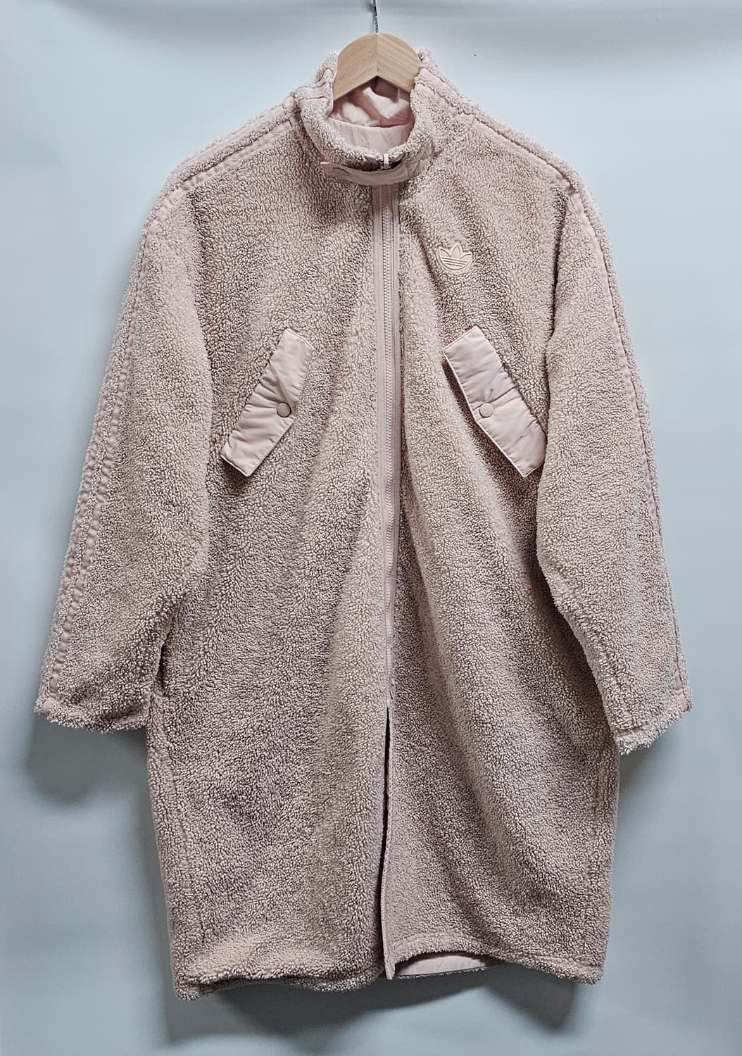 아디다스 여성 양면 쉐르파 롱자켓 M 상품이미지1