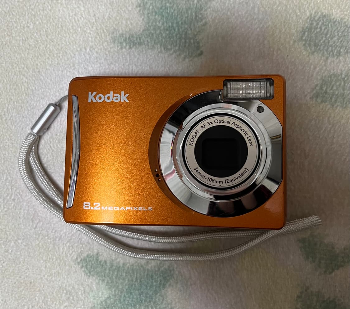 코닥 c140 레어 오렌지 상큼 빈티지 디카 카메라 상품이미지1