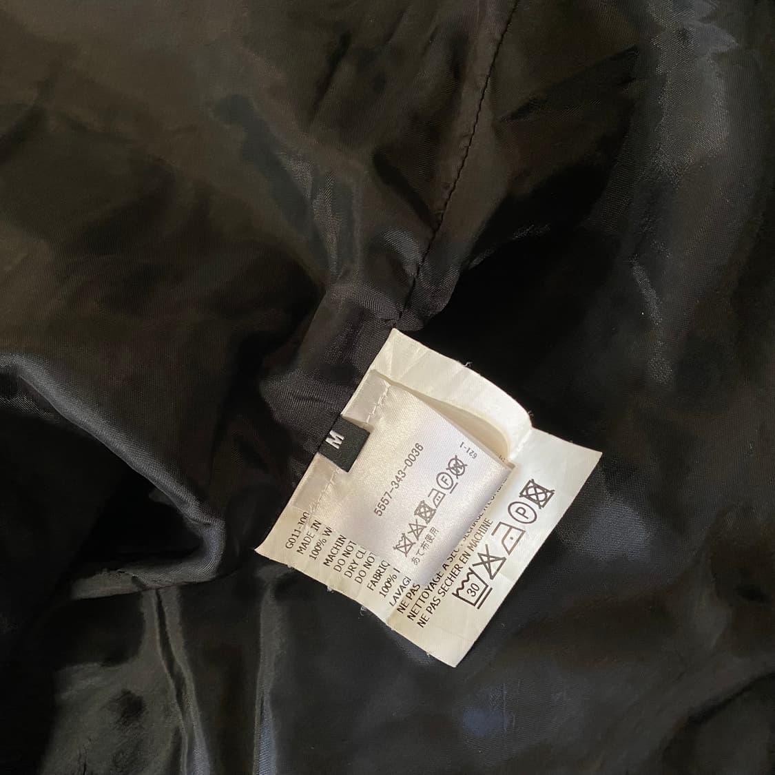 (M) 고샤 루브친스키 체크 울 자켓 상품이미지5