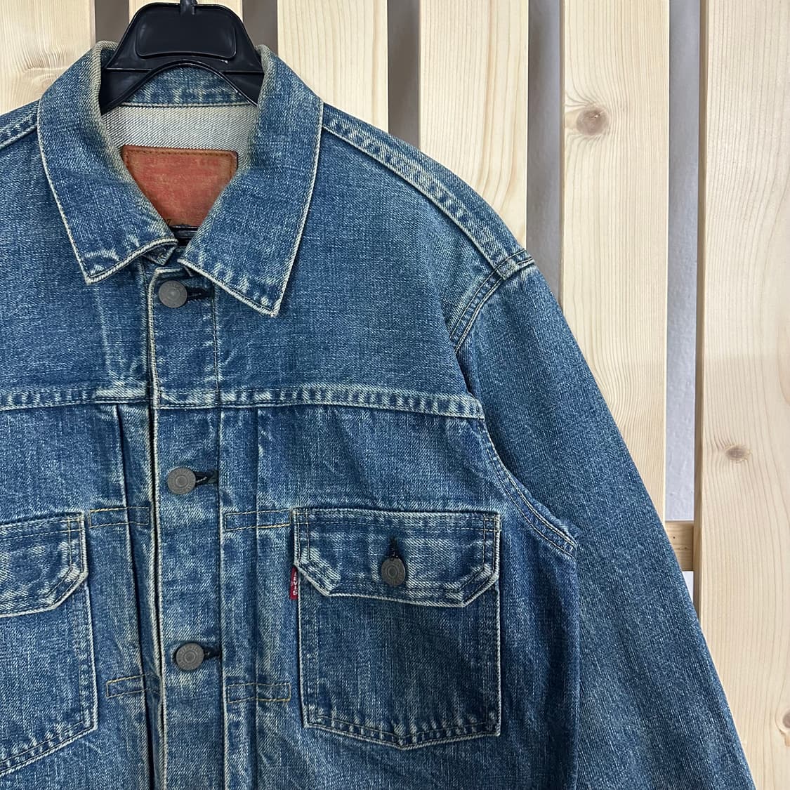 (M)리바이스 90s 71507 빅E XX TYPE 2 트러커 데님 자켓 상품이미지4