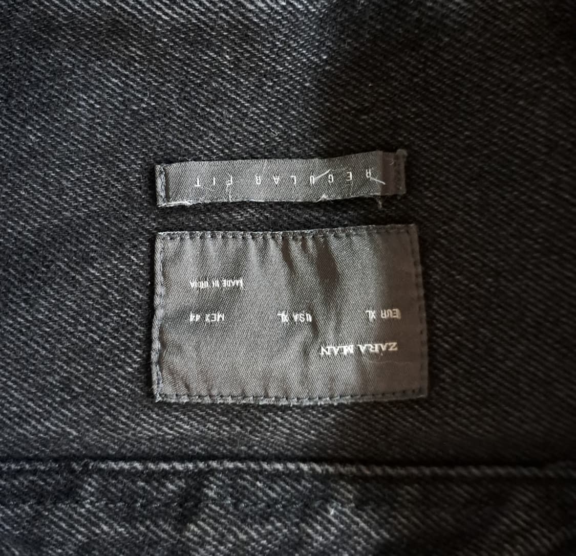 (택포) 자라 릴렉스핏 데님 아우터 셔츠 XL B612 상품이미지7