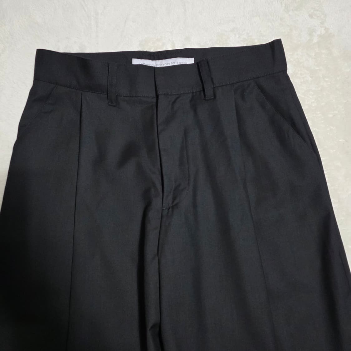 (S)세븐피겨스 원턱 와이드 슬랙스 팬츠 상품이미지2