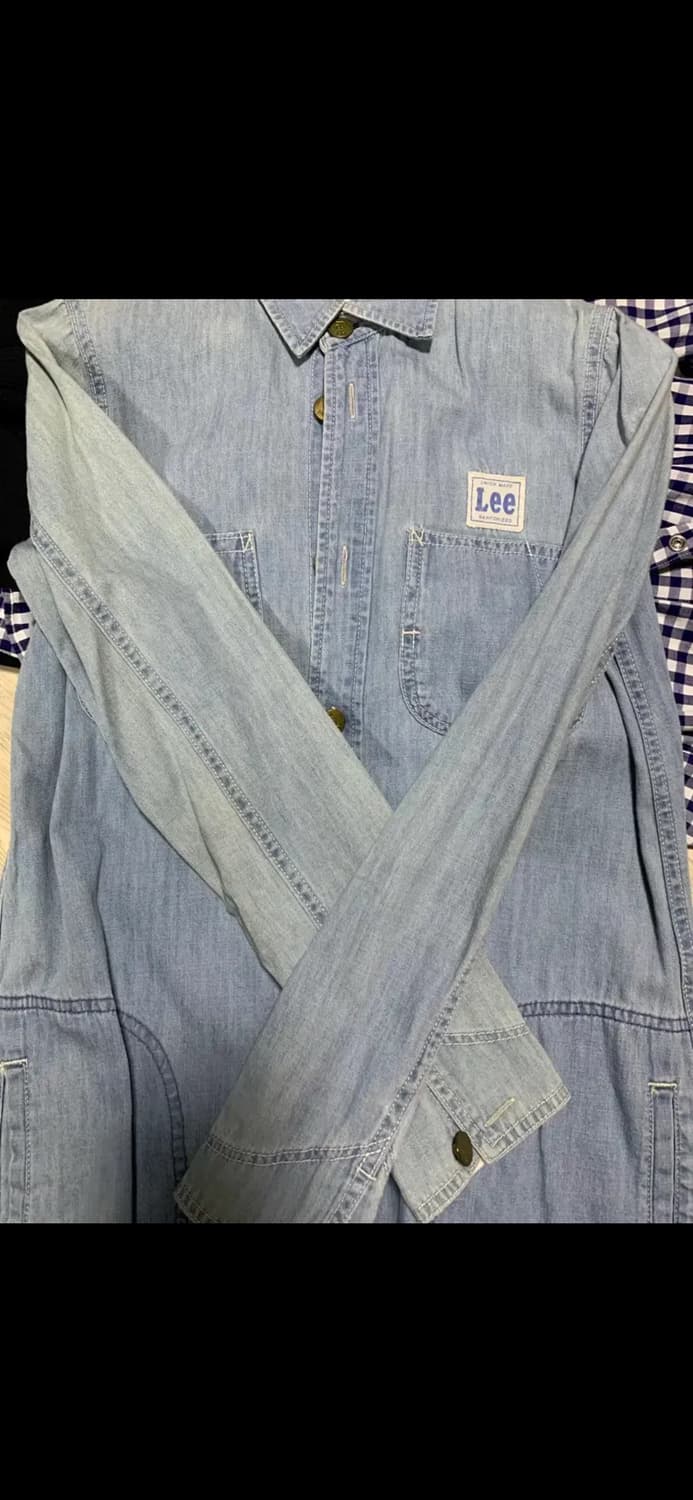 lee 데님 원피스 연청 셔츠 원피스 상품이미지3