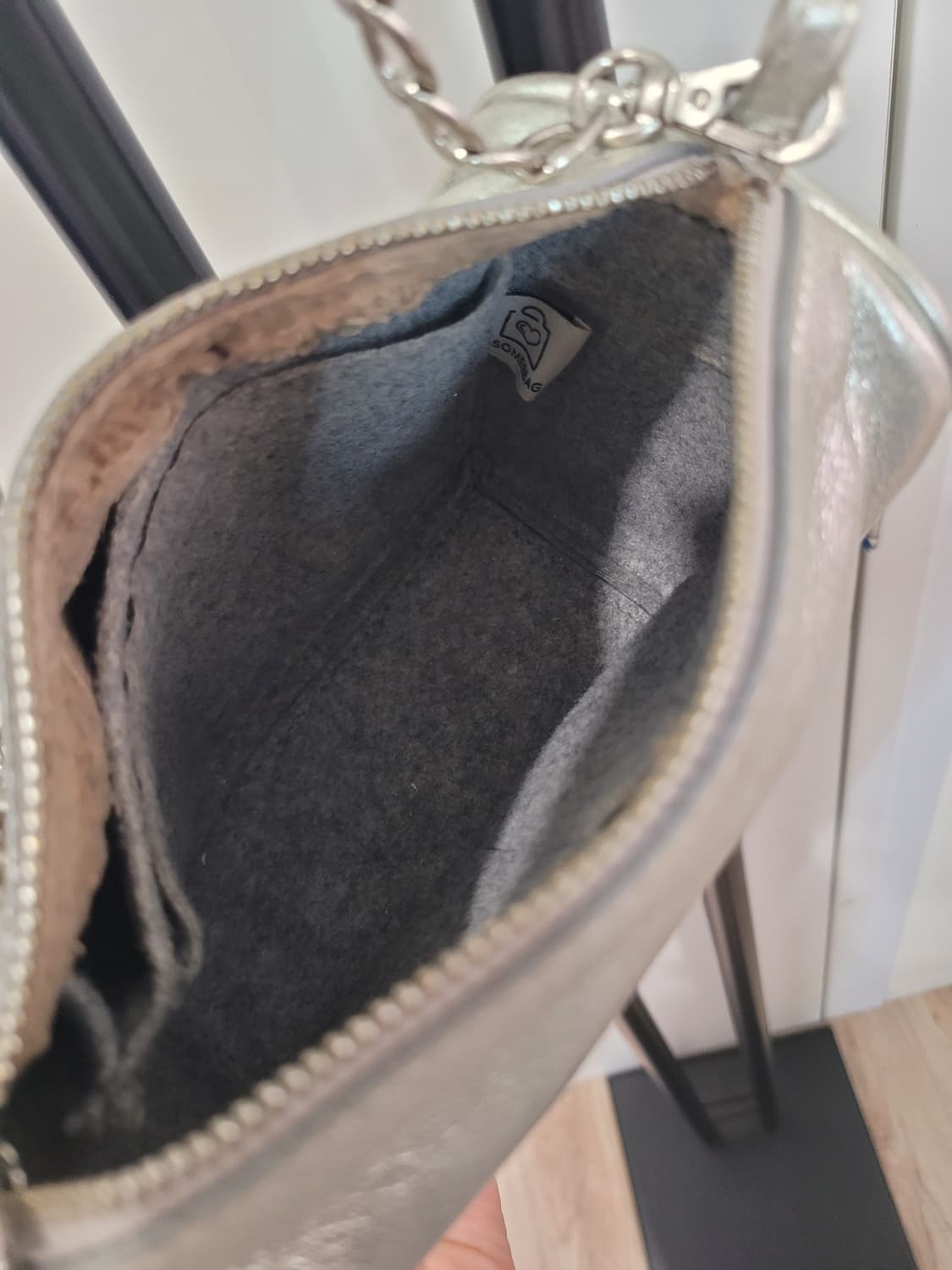 미닛뮤트 minitmute 브렛백 미니 실버 상품이미지6