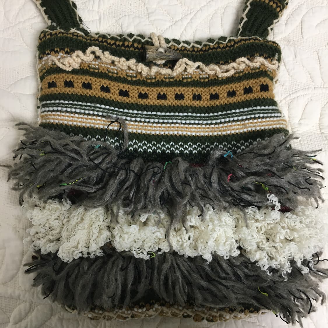 Vintage / handmade 빈티지 뜨개 가방 상품이미지2