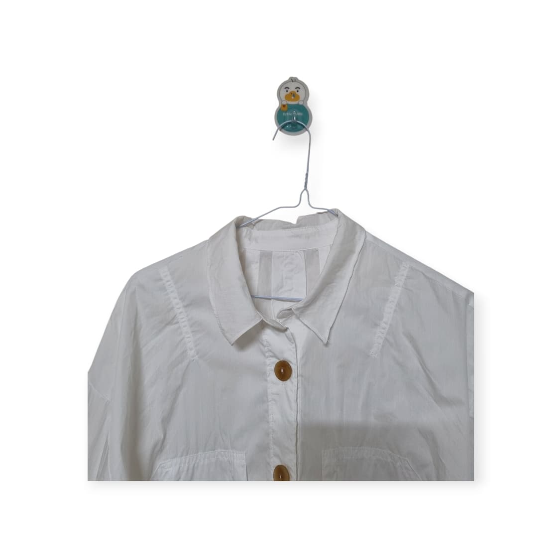 THE AtG 우드 버튼 화이트 자켓/프리사이즈 66추천 상품이미지2