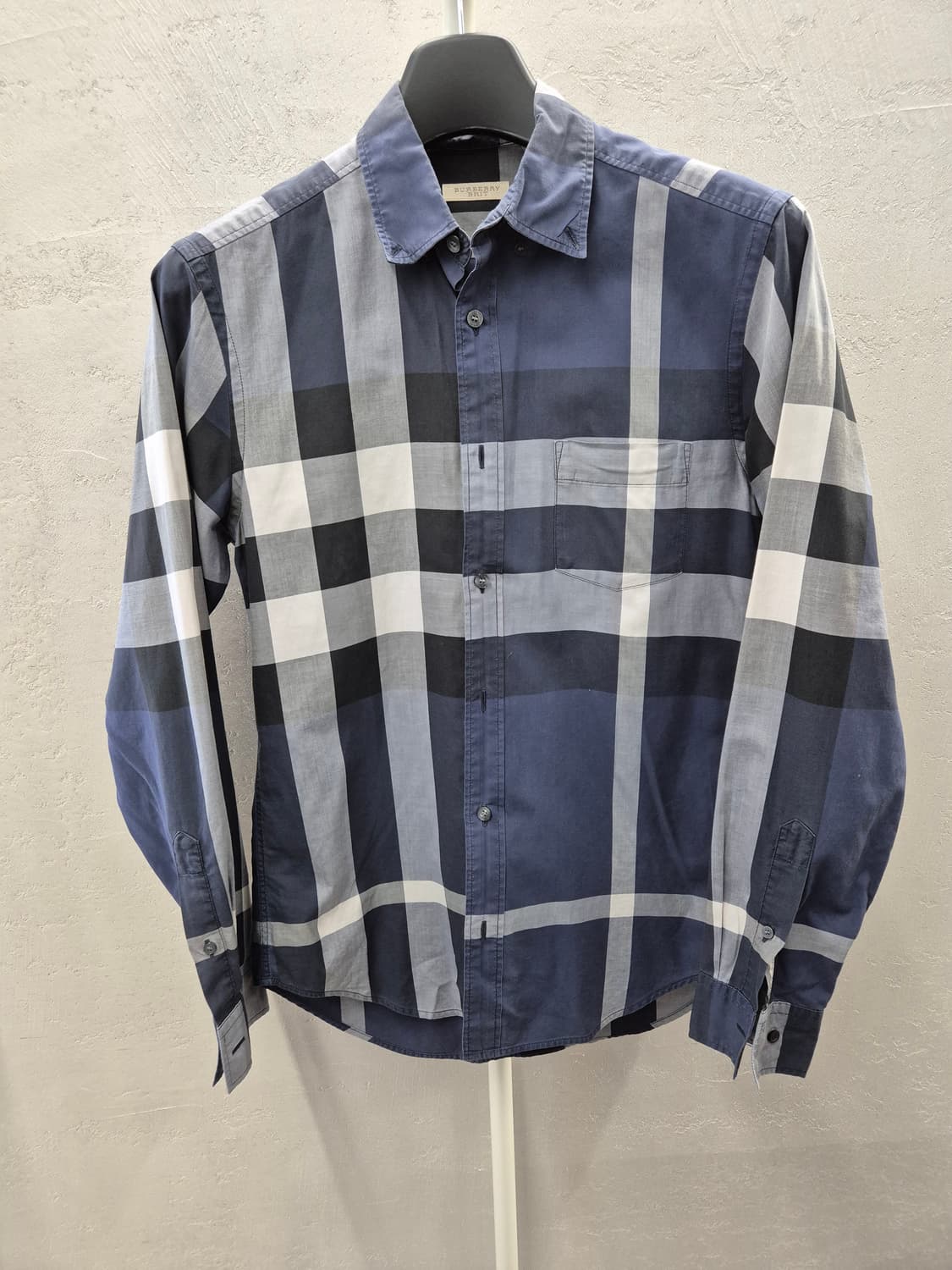 버버리남색 체크셔츠  상품이미지2