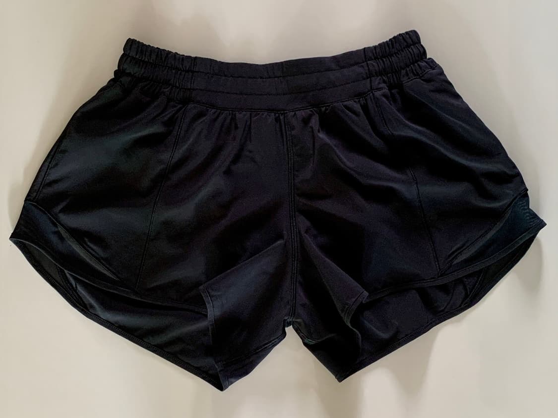 [미착용] 룰루레몬 lululemon 러닝 쇼츠 미드라이즈 반바지 블랙 상품이미지2