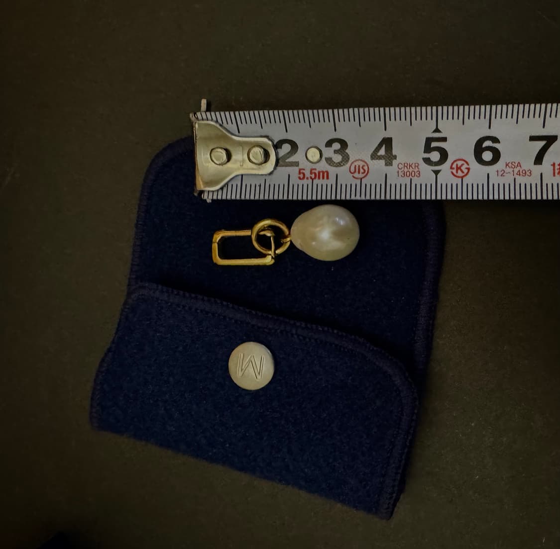 Missoma 천연진주 골드 싱글 이어링 상품이미지5