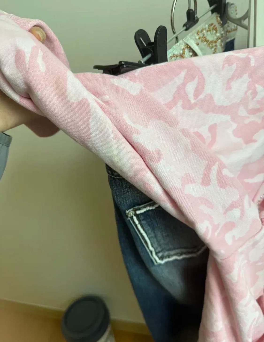 익스파이어드걸 핑크카모 후드집업 상품이미지2
