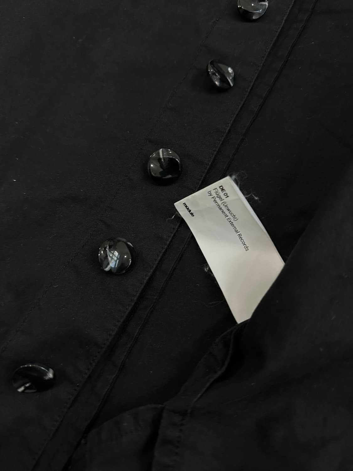 [2] mudule AB/02 Flugel Shirts Black 상품이미지4