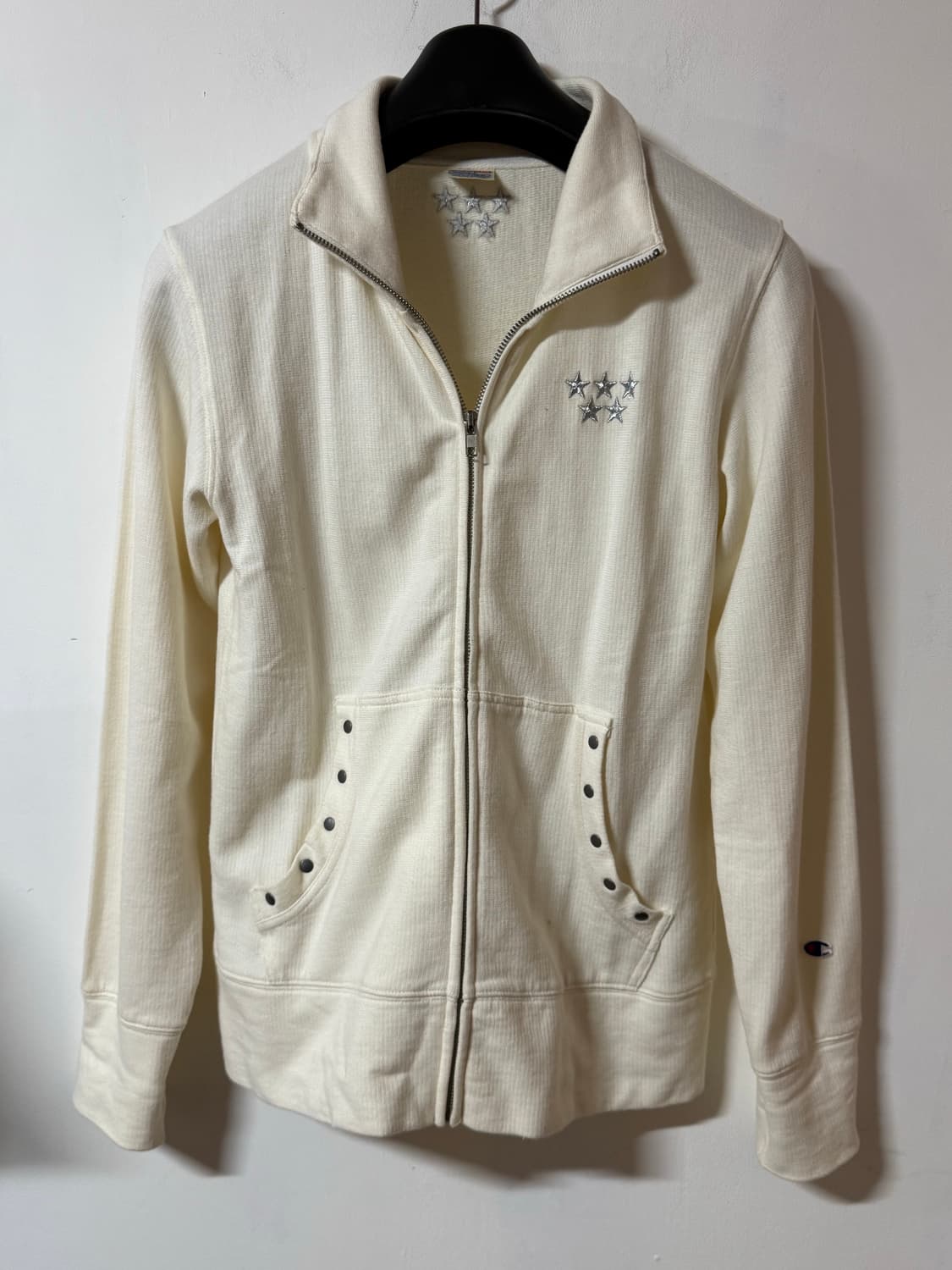 챔피온 y2k 아이보리 스타 집업 L 상품이미지4