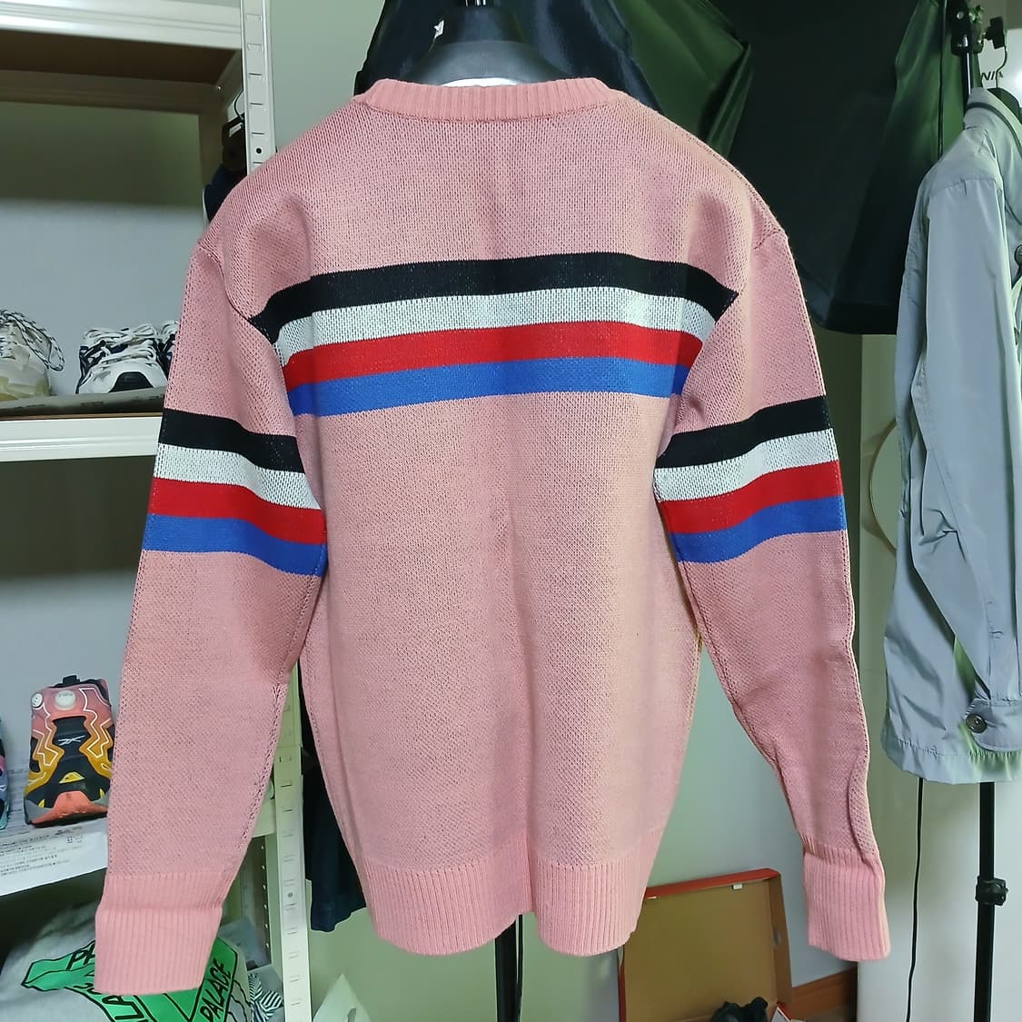 택붙은 미사용 minu 아크릴 마이누 공룡 니트 남녀공용 가을 겨울 상품이미지4