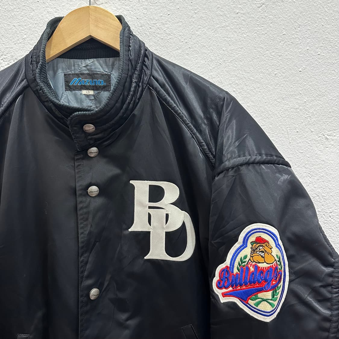 미즈노 올드스쿨 새틴 봄버 자켓XL 상품이미지3