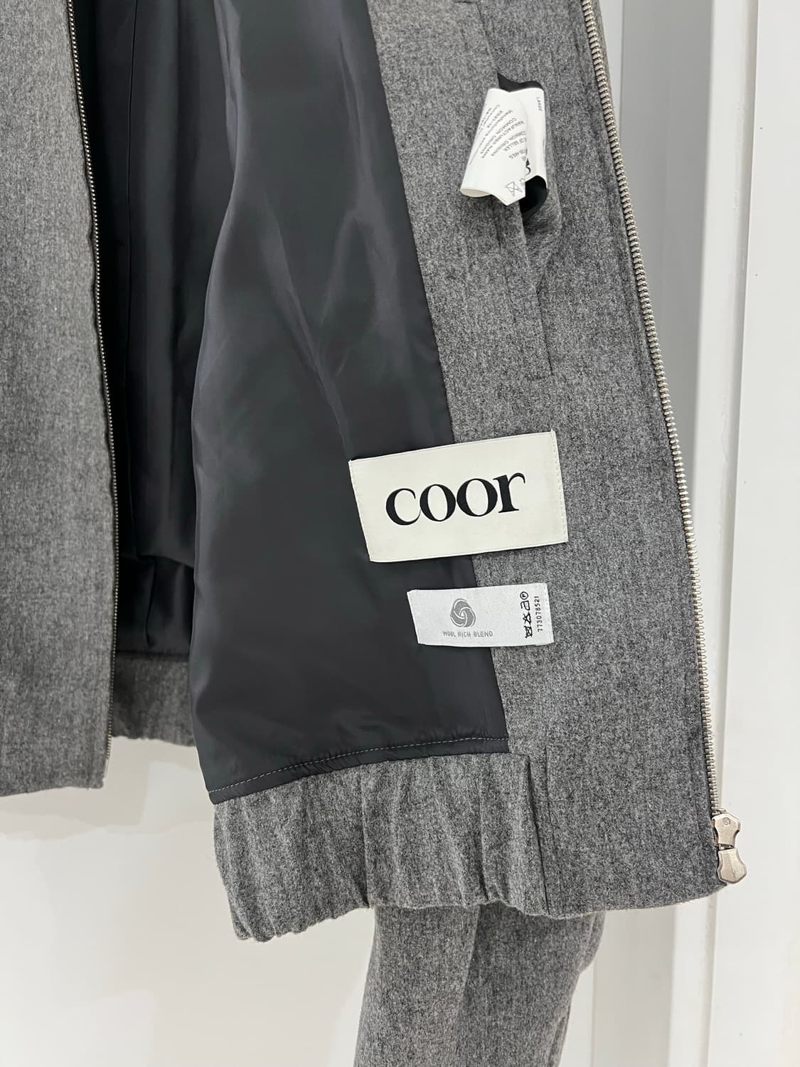 Coor Wool Shawl Collar Varsity Jacket 상품이미지9