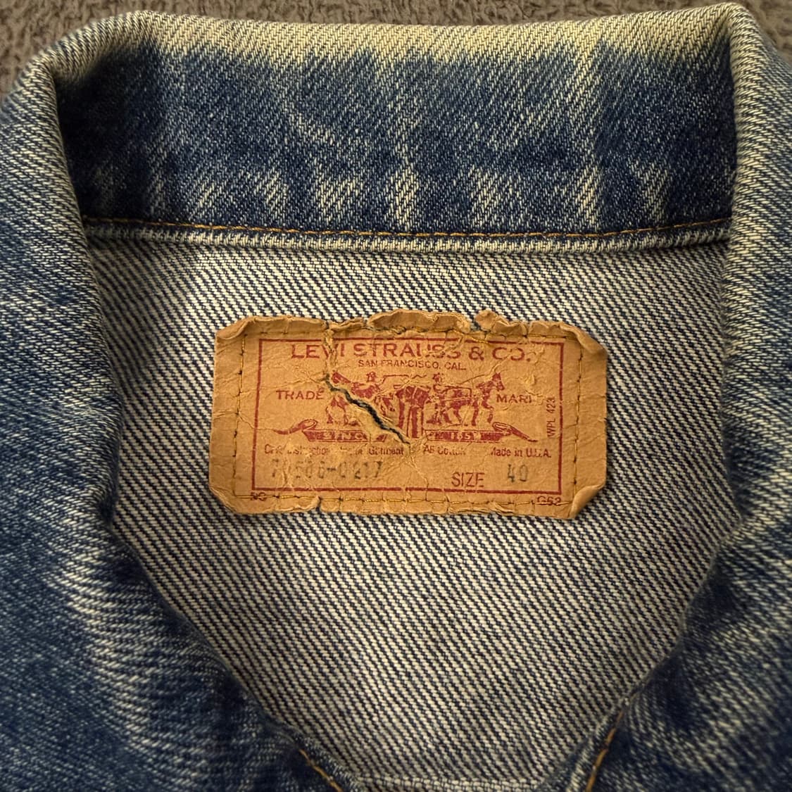 [ 정품/40 ] 리바이스 데님 트러커 청자켓 상품이미지5