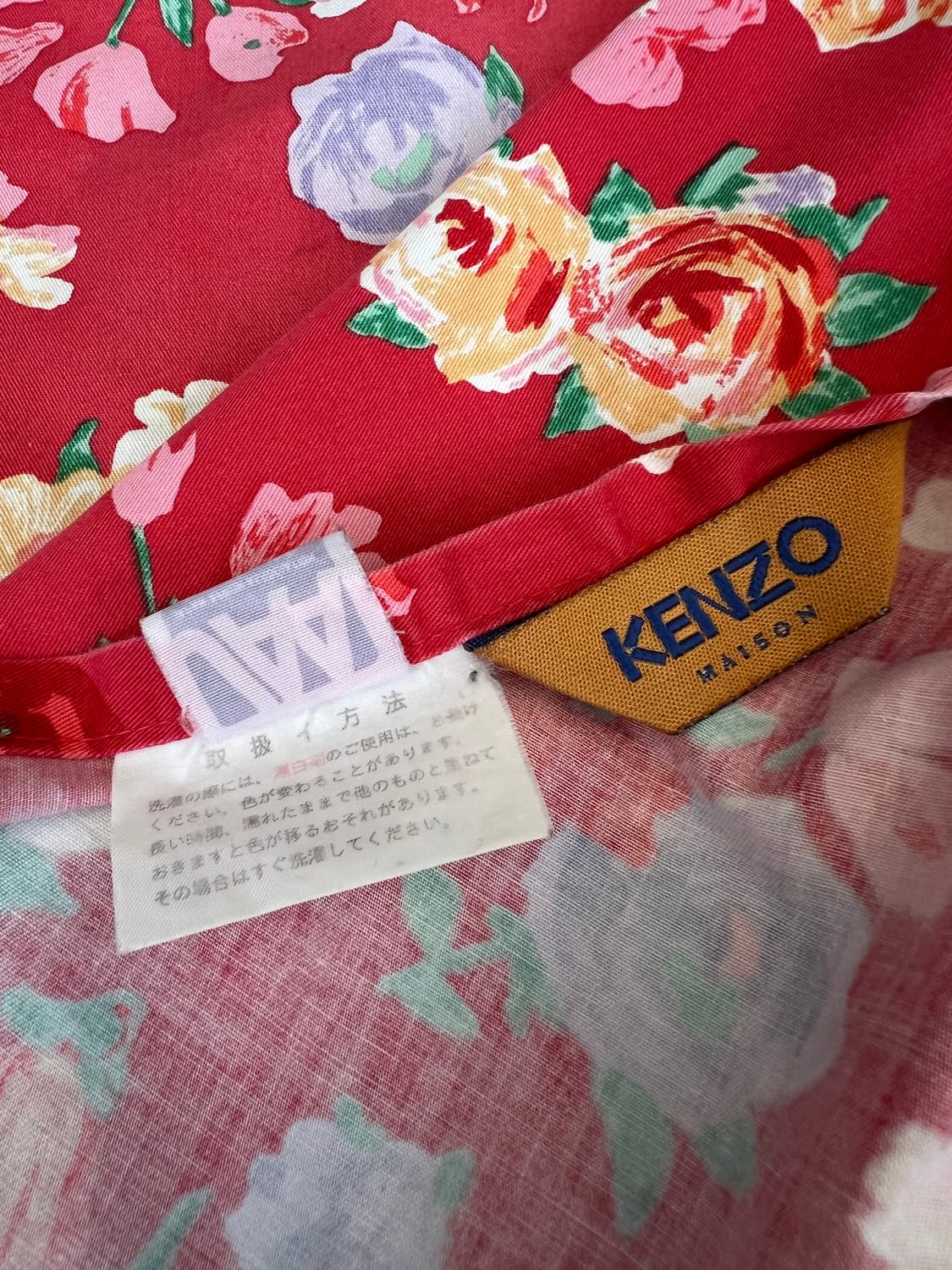 겐조 일본수입 홈웨어 레드플라워 에이프런 앞치마 상품이미지8