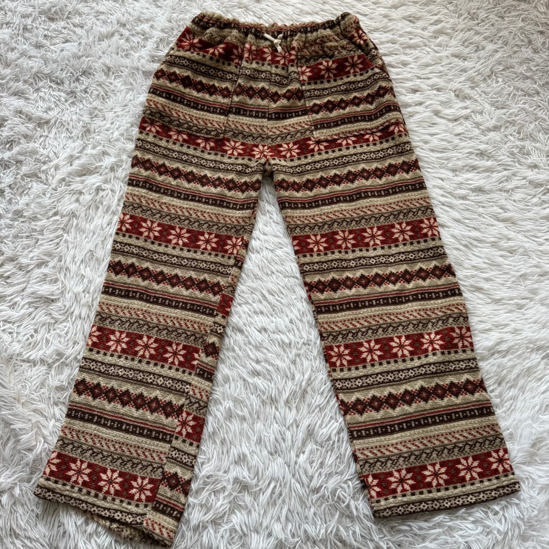 DAI 일본빈티지 노드 기모 파자마 노드 잠옷 기모바지 M 27 상품이미지2