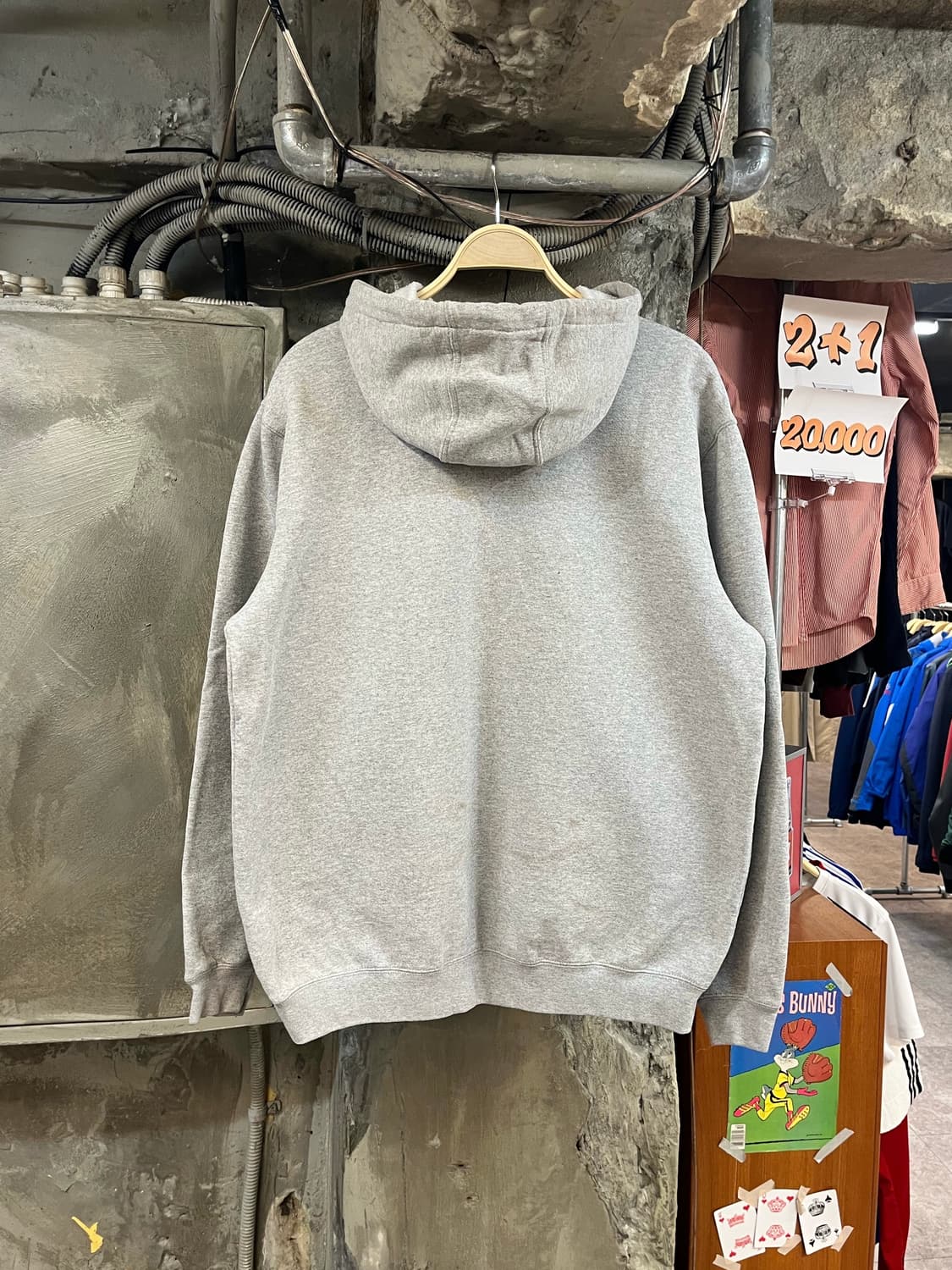 칼하트 기모 후드티 그레이 L #csz2974  상품이미지2