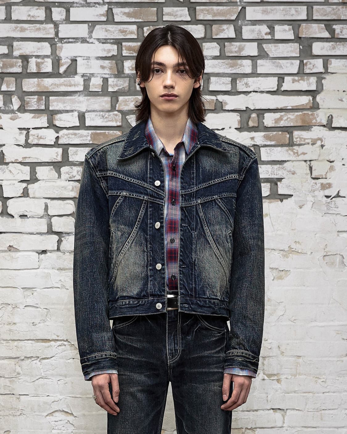 엘무드 데님 트러커 상품이미지3