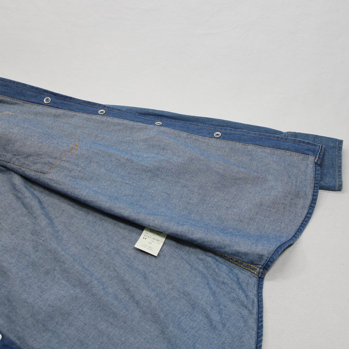 EDWIN 웨스턴 데님 셔츠 (남성용 S) 상품이미지6