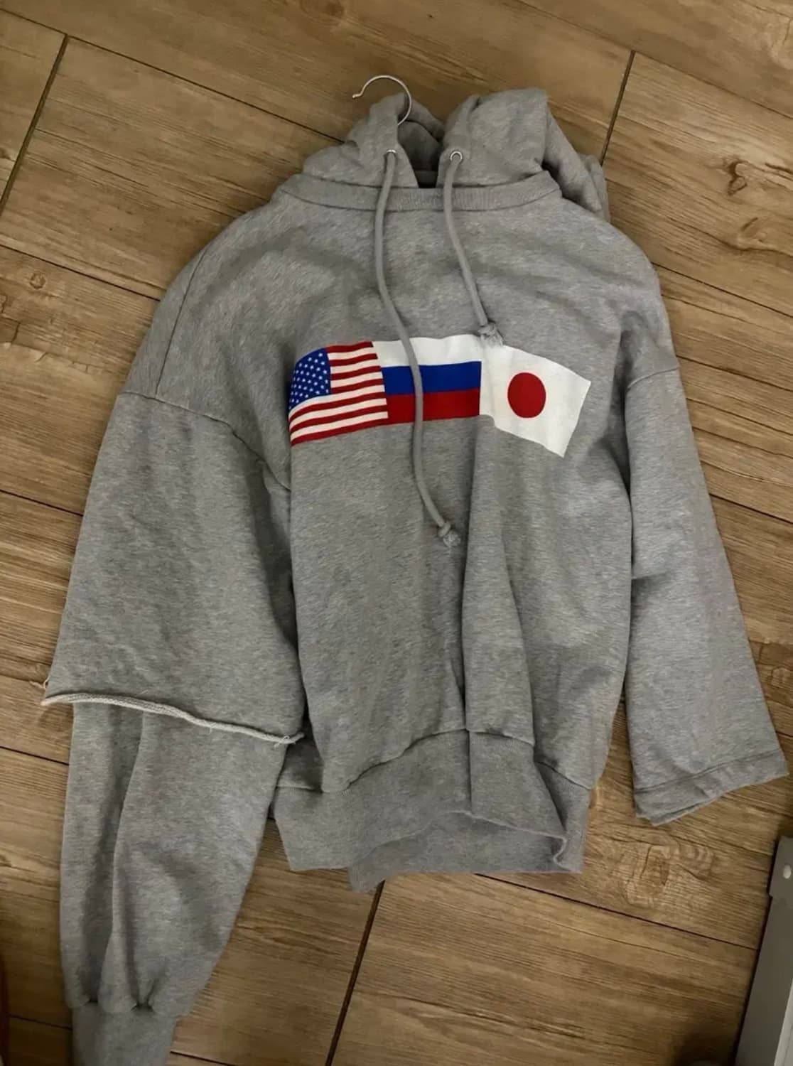 고샤루브친스키 언발란스 후드티 xs 상품이미지1