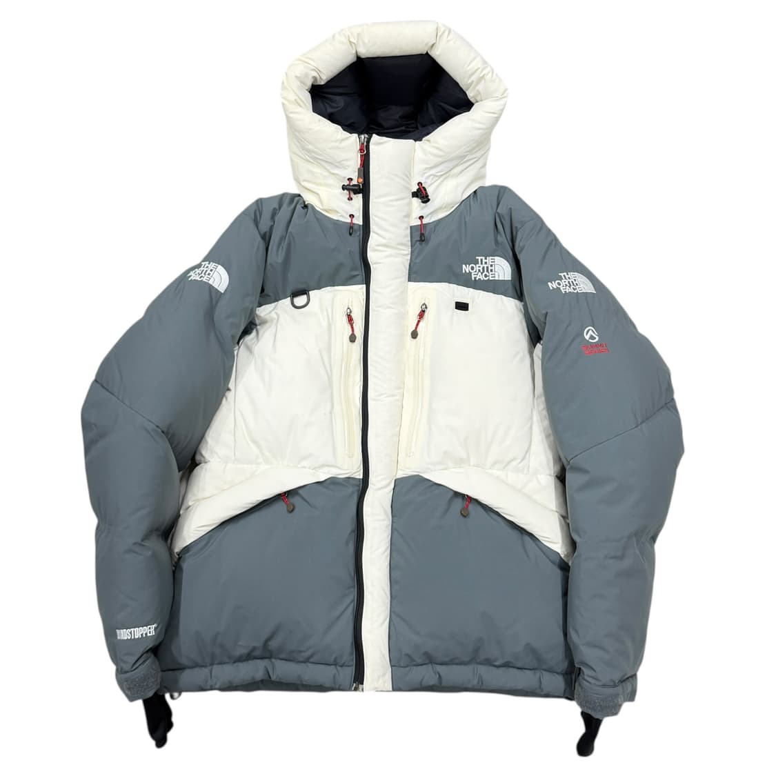 노스페이스 대장급 히말라야2 패딩 파카 화이트 그레이 100 L 상품이미지1