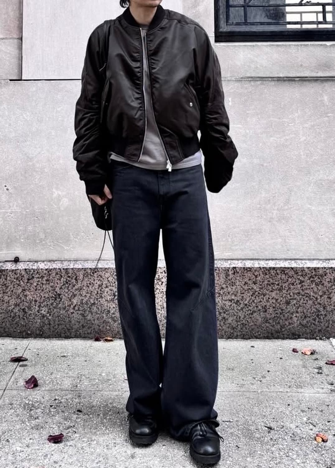 커마웨어 c round bomber 봄버 다크 브라운 상품이미지1