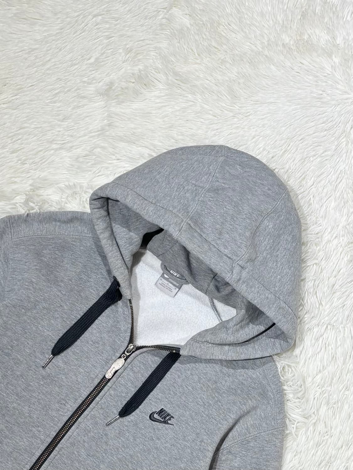 나이키 00‘s 그레이 헤비스웻 스우시 후드집업 상품이미지5