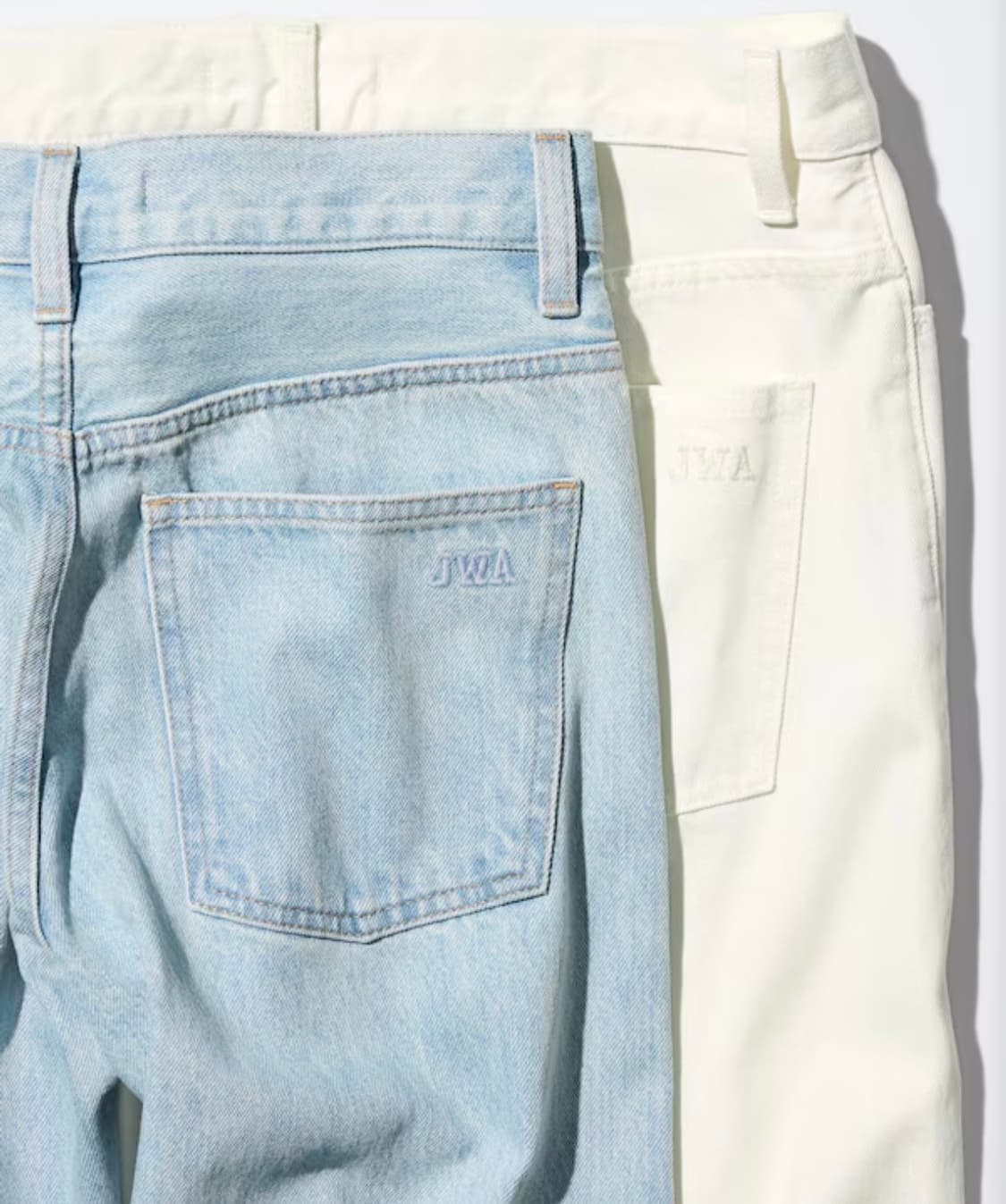 유니클로 JW Anderson 스트레이트진 네이비(생지)  상품이미지4