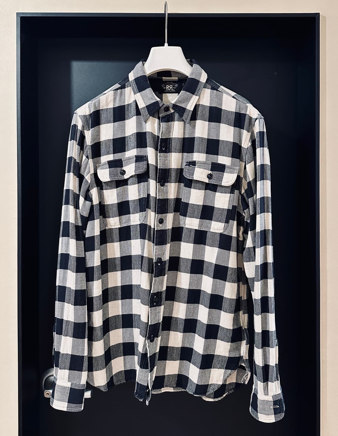 RRL 더블알엘 버팔로 체크 트윌 워크셔츠 L사이즈 신품급 상품이미지2