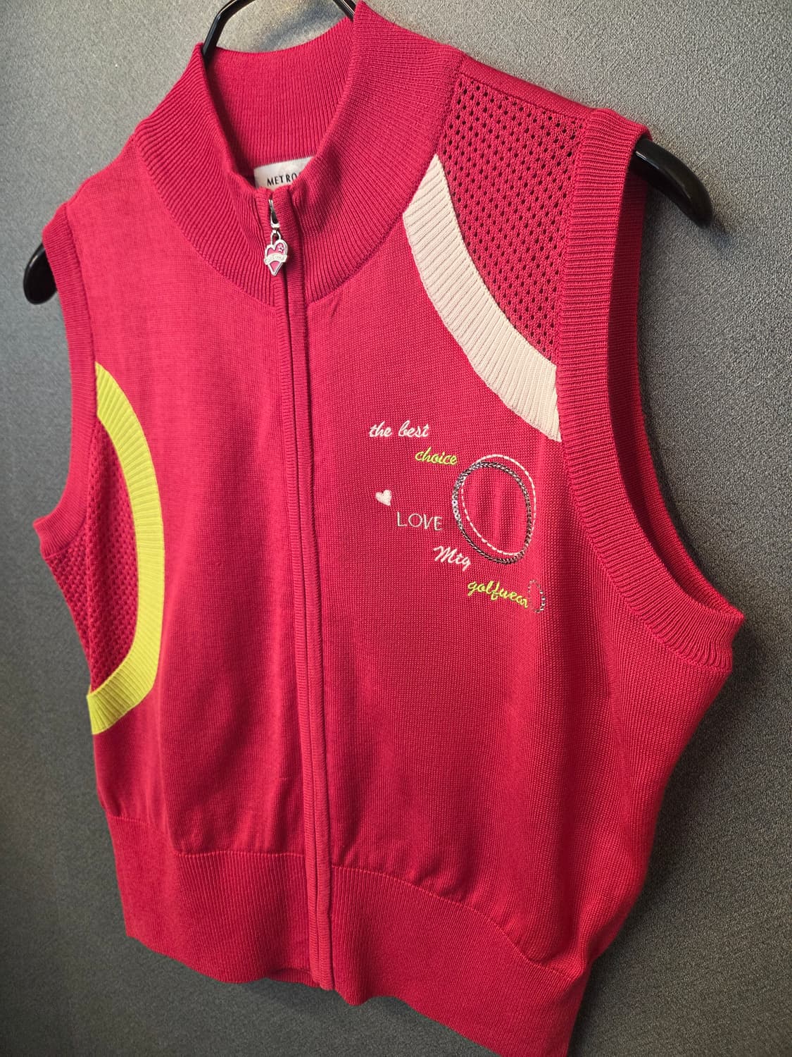 메트로시티 골프조끼 (봄.여름용) 상품이미지3