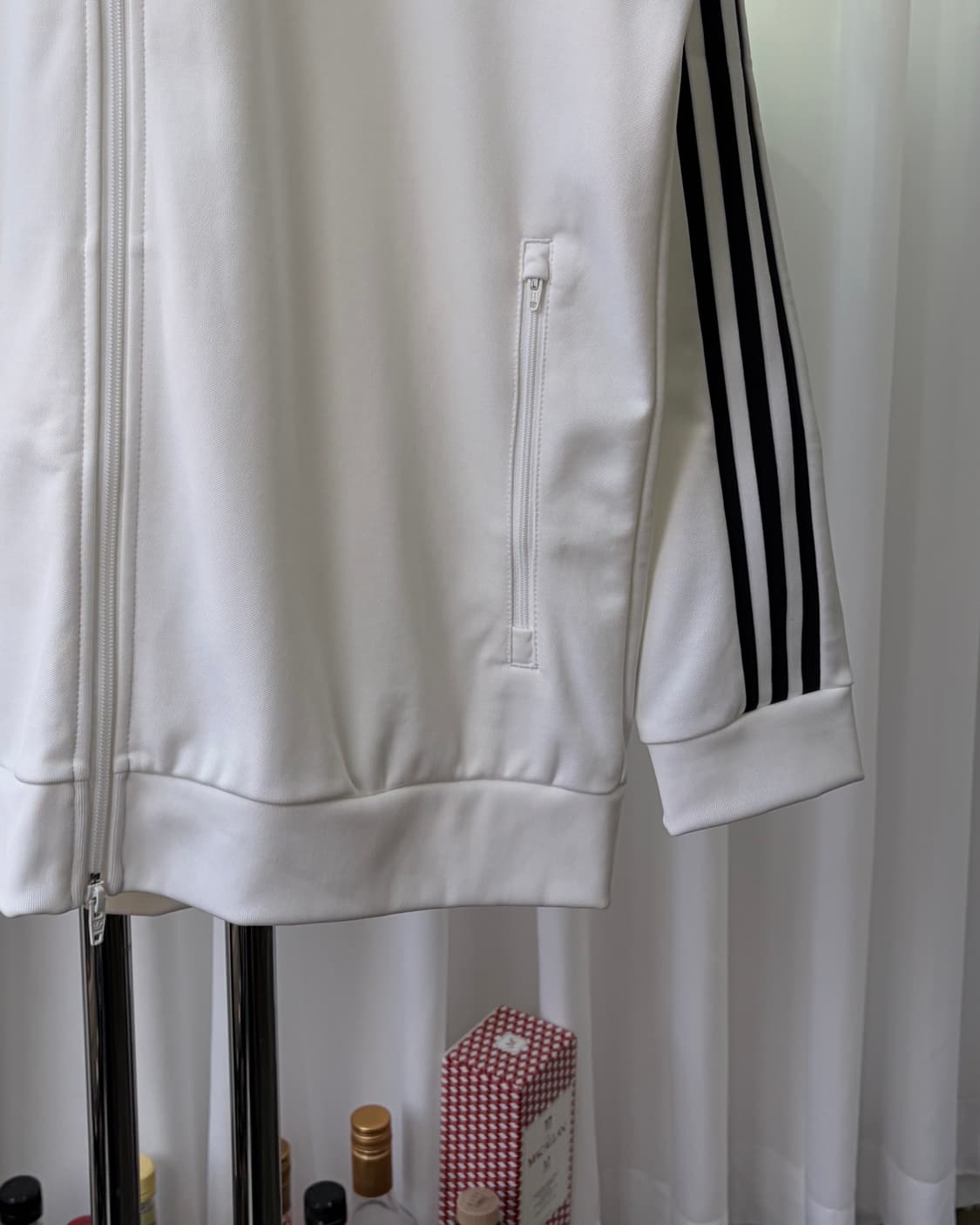 (새상품)[XL]아디다스 베켄바우어 화이트 트랙탑 져지 상품이미지6