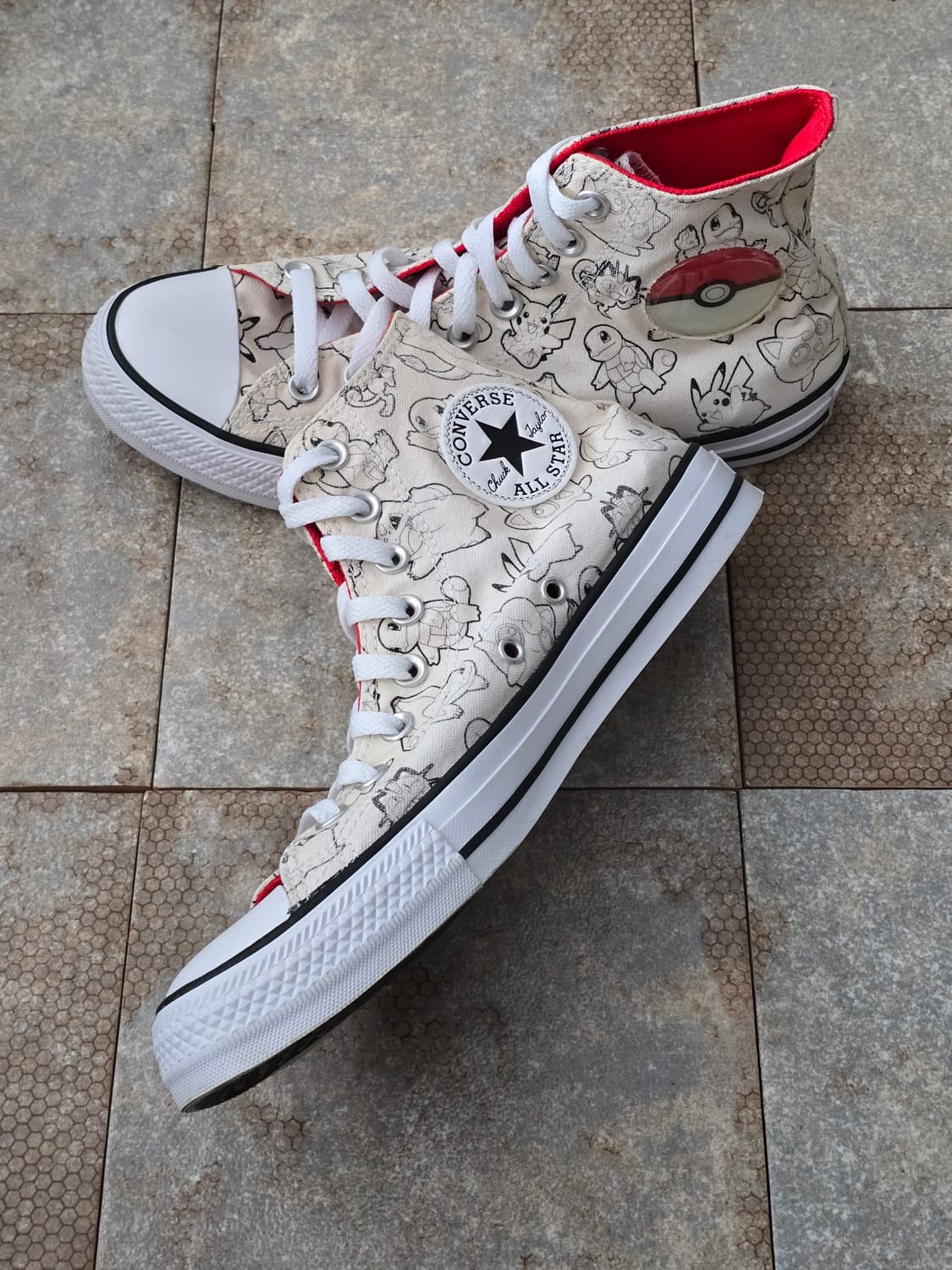 (255)컨버스 포켓몬 몬스터볼 척테일러 올스타 하이 상품이미지5