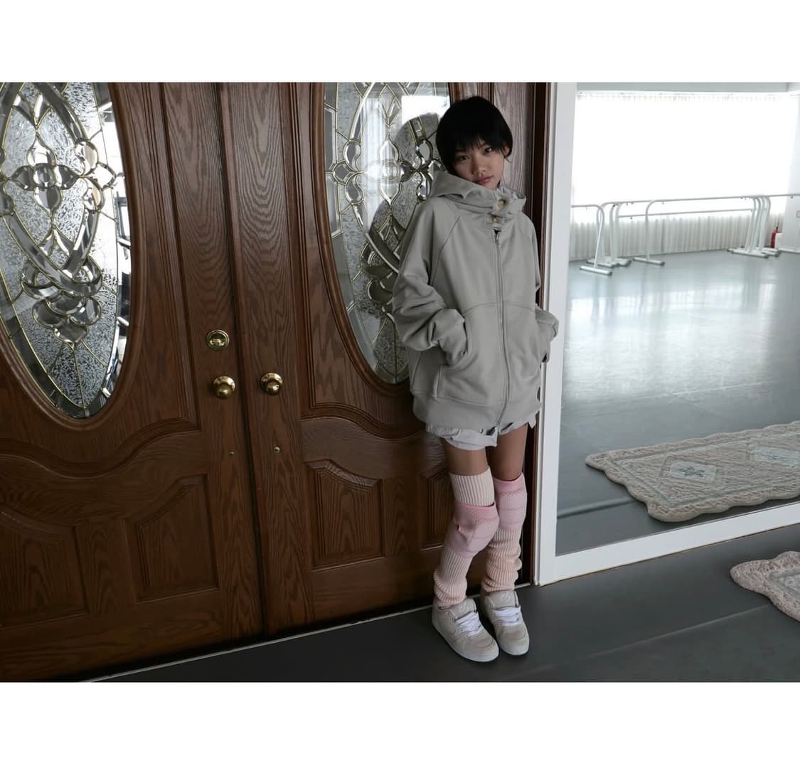 베이비랩 EGGSHELL HOODIE JK IN SAGE GREEN 상품이미지1