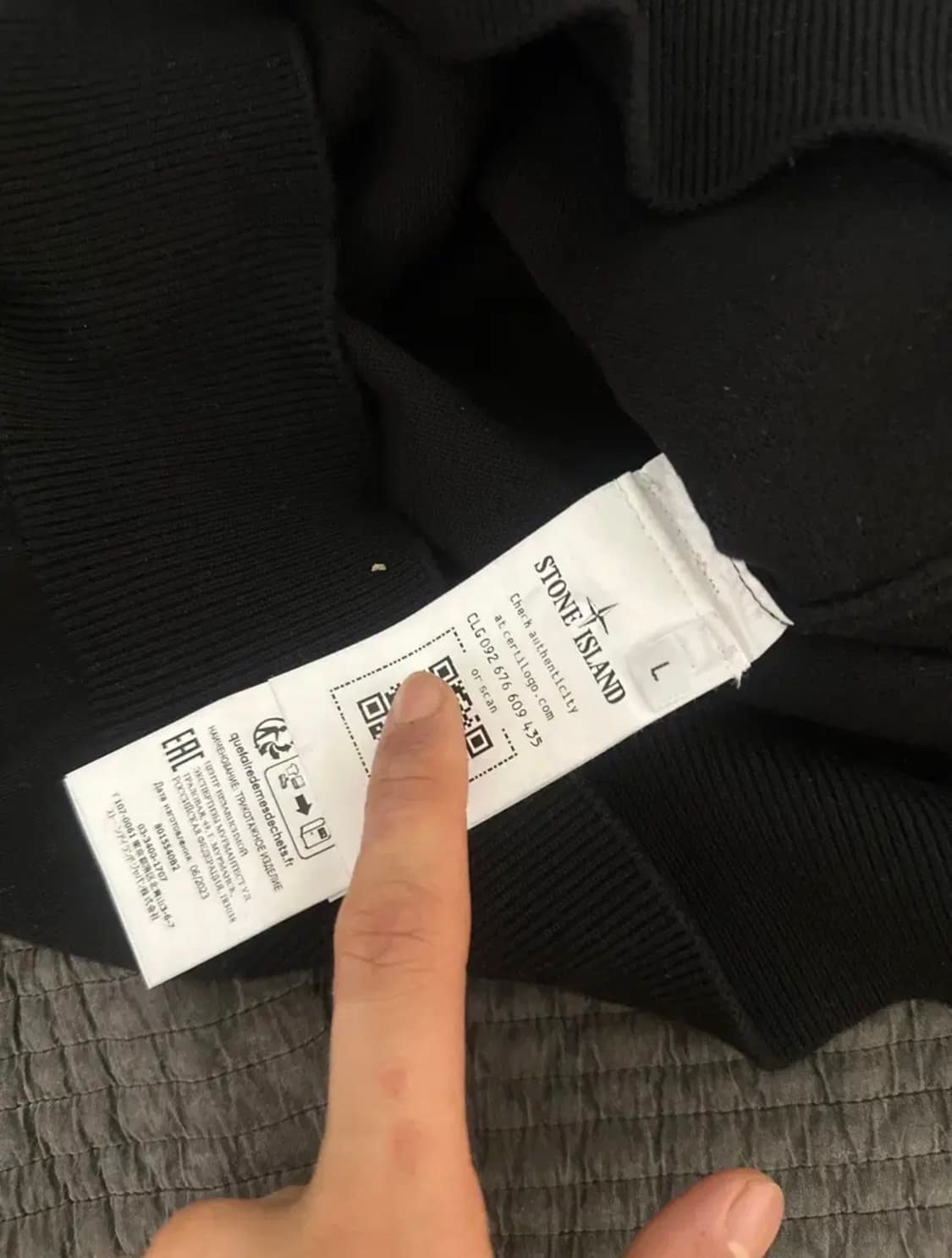 스톤아일랜드 24ss 크루넥 니트(L) 상품이미지4