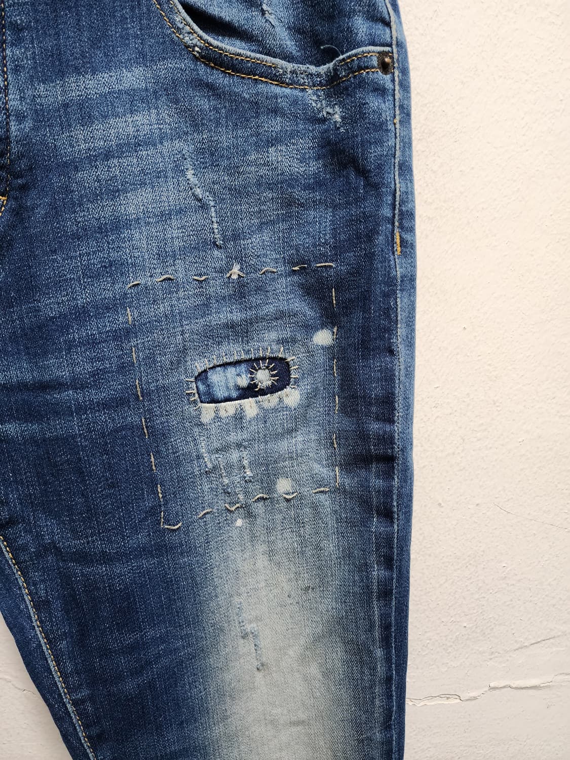 Dsquared2 패치워크 데님 청바지..  상품이미지5