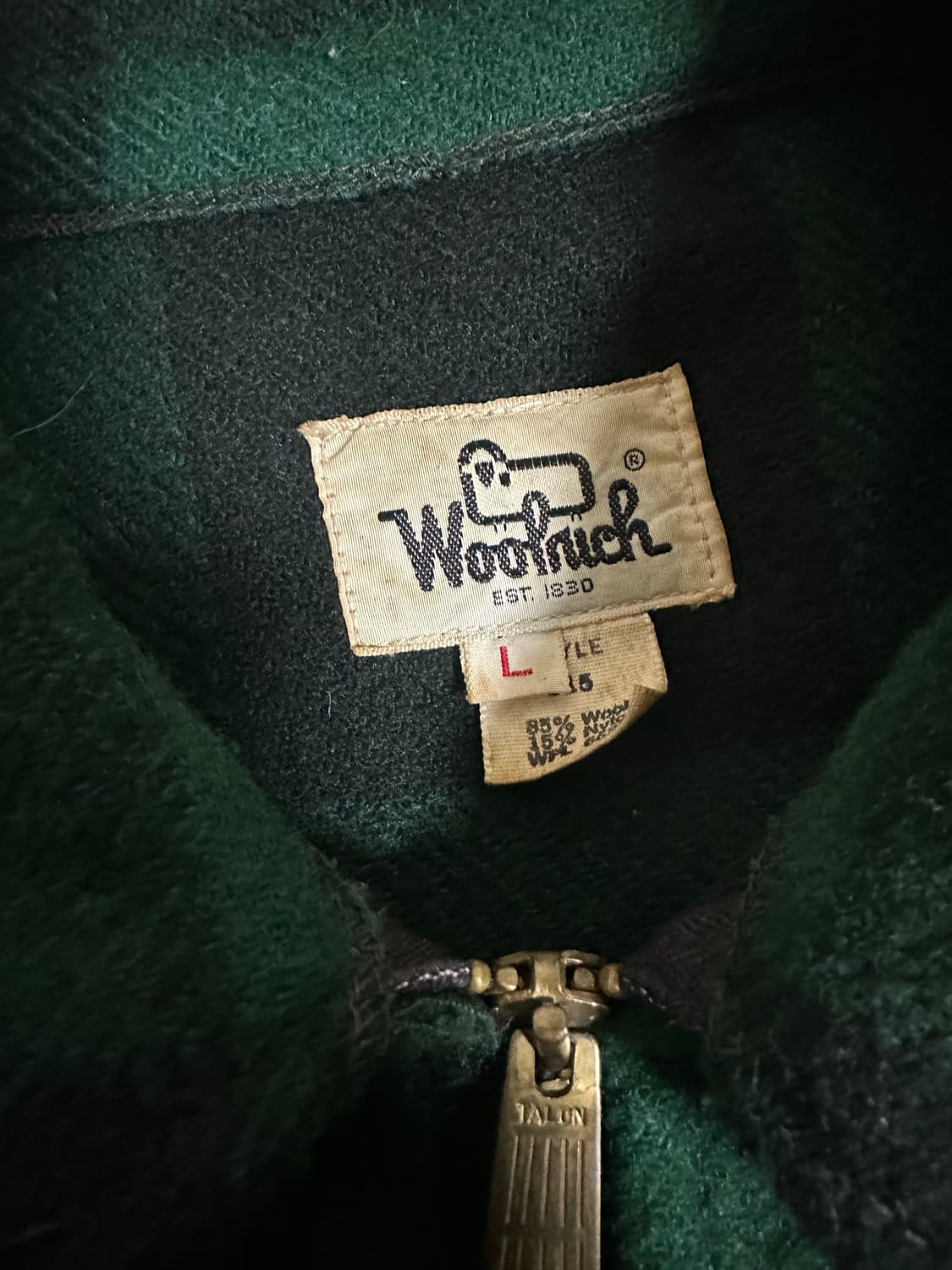 70~80s 울리치 버팔로자켓 그린 상품이미지2