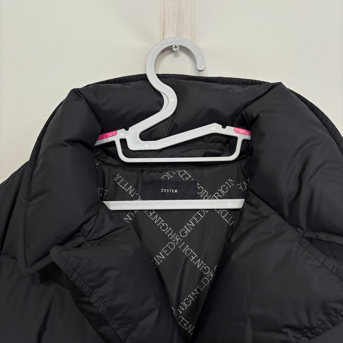 한섬 시스템 구스다운 롱패딩 55 블랙 상태최상 상품이미지2