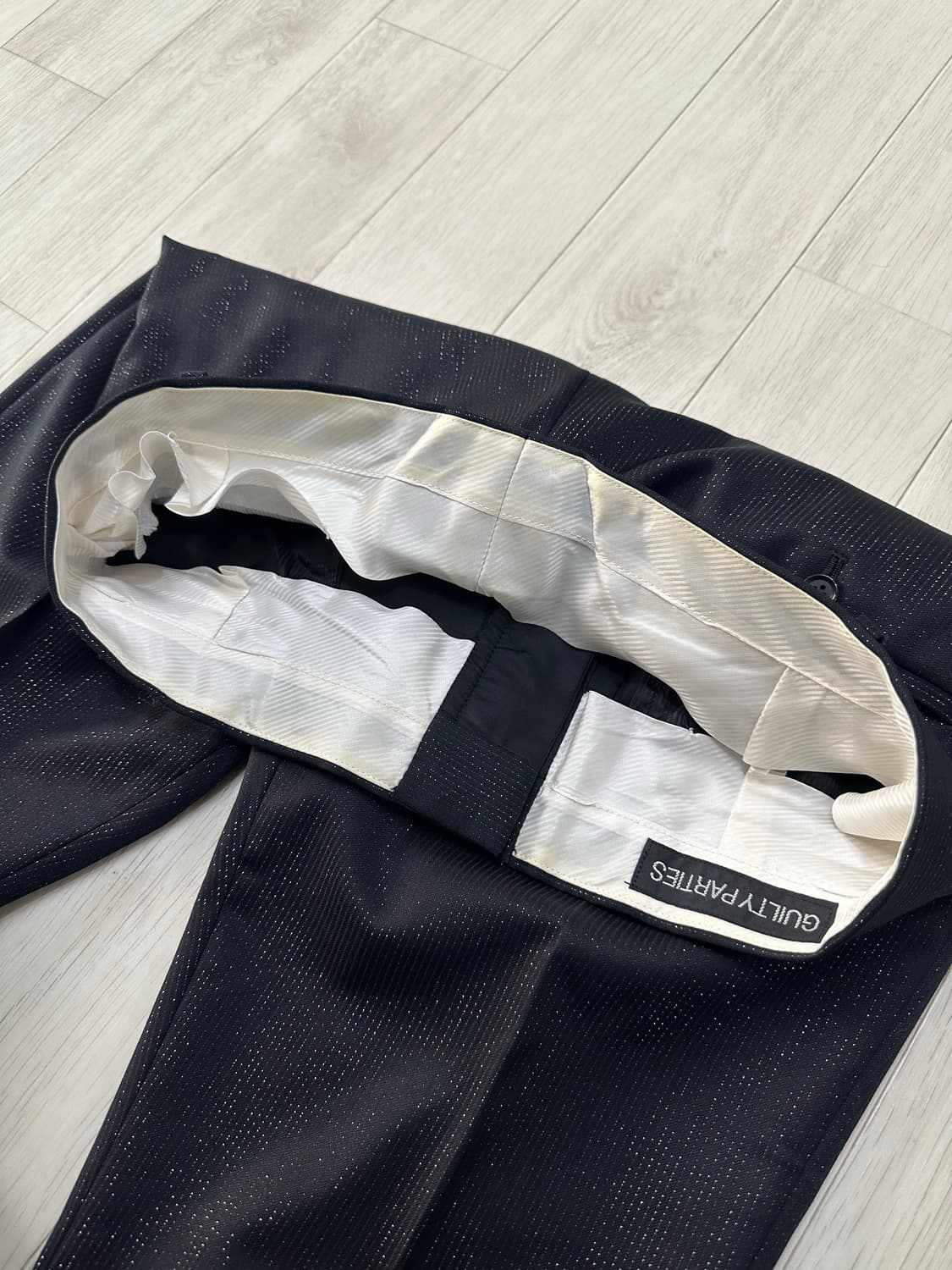 와코마리아 도멜 글리터 트라우져 블랙 XL 상품이미지3