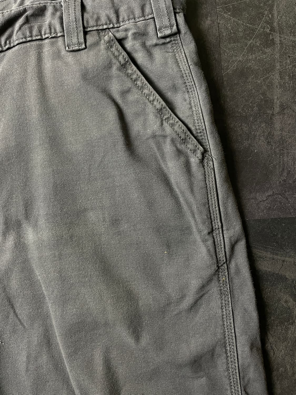 CARHARTT 칼하트 빈티지 그레이 반바지 상품이미지4