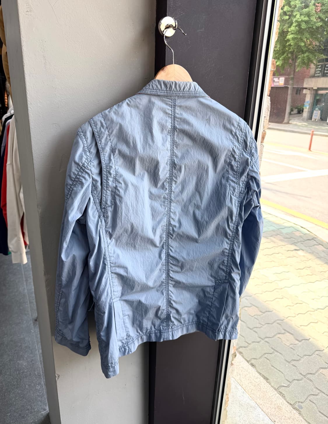 .M/ 버버리 가먼트다이드 아사코튼 블레이저 자켓 상품이미지7