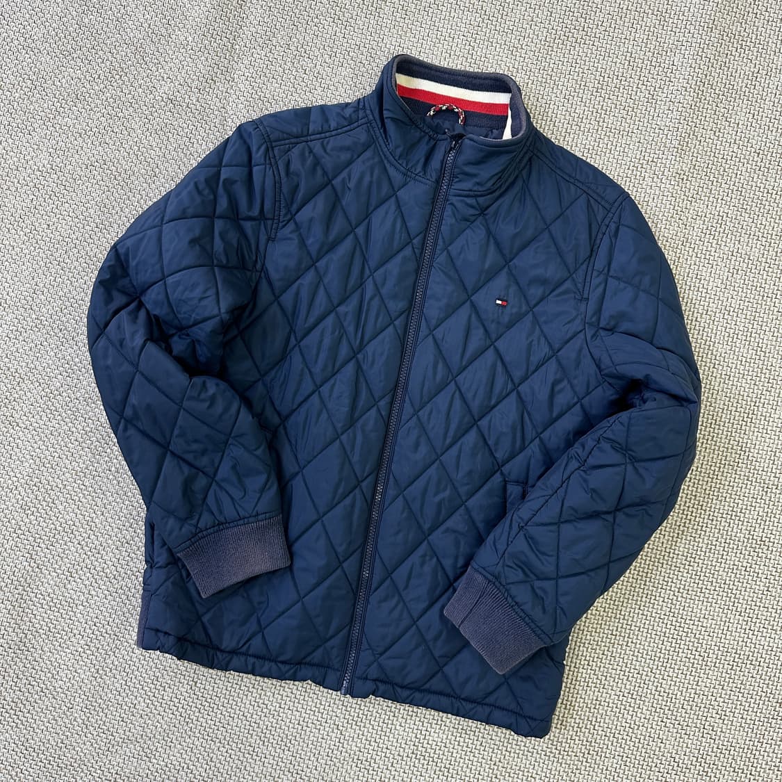 164 타미힐피거 퀼팅 집업 자켓 0327D 상품이미지1
