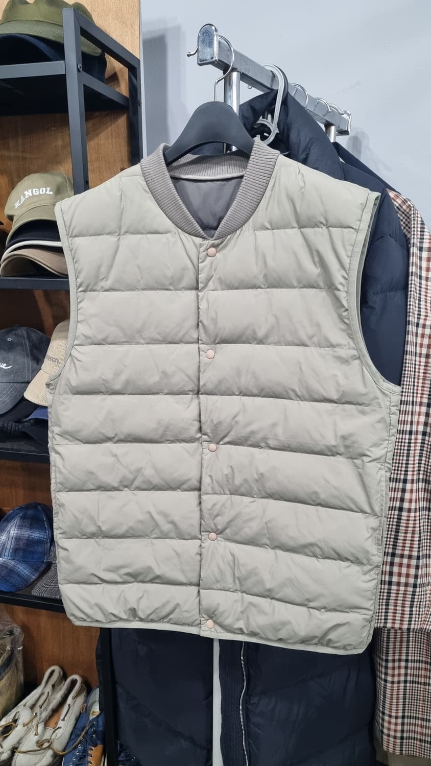 코오롱 시리즈 에피그램 xL(105) 베이지 패딩 조끼  상태좋음 상품이미지1