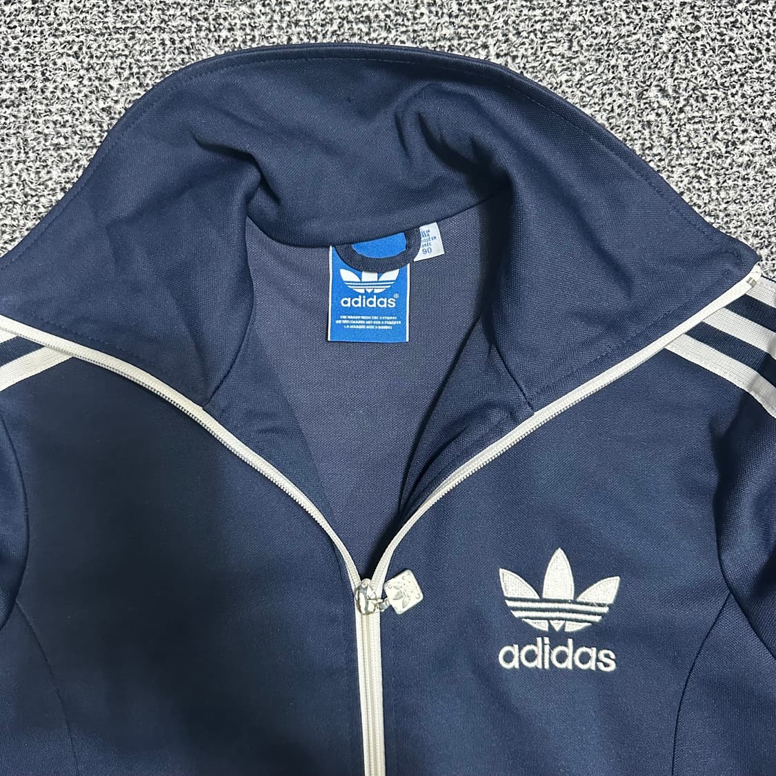 (90) 아디다스 네이비 삼선 유로파 져지 트랙탑 상품이미지3