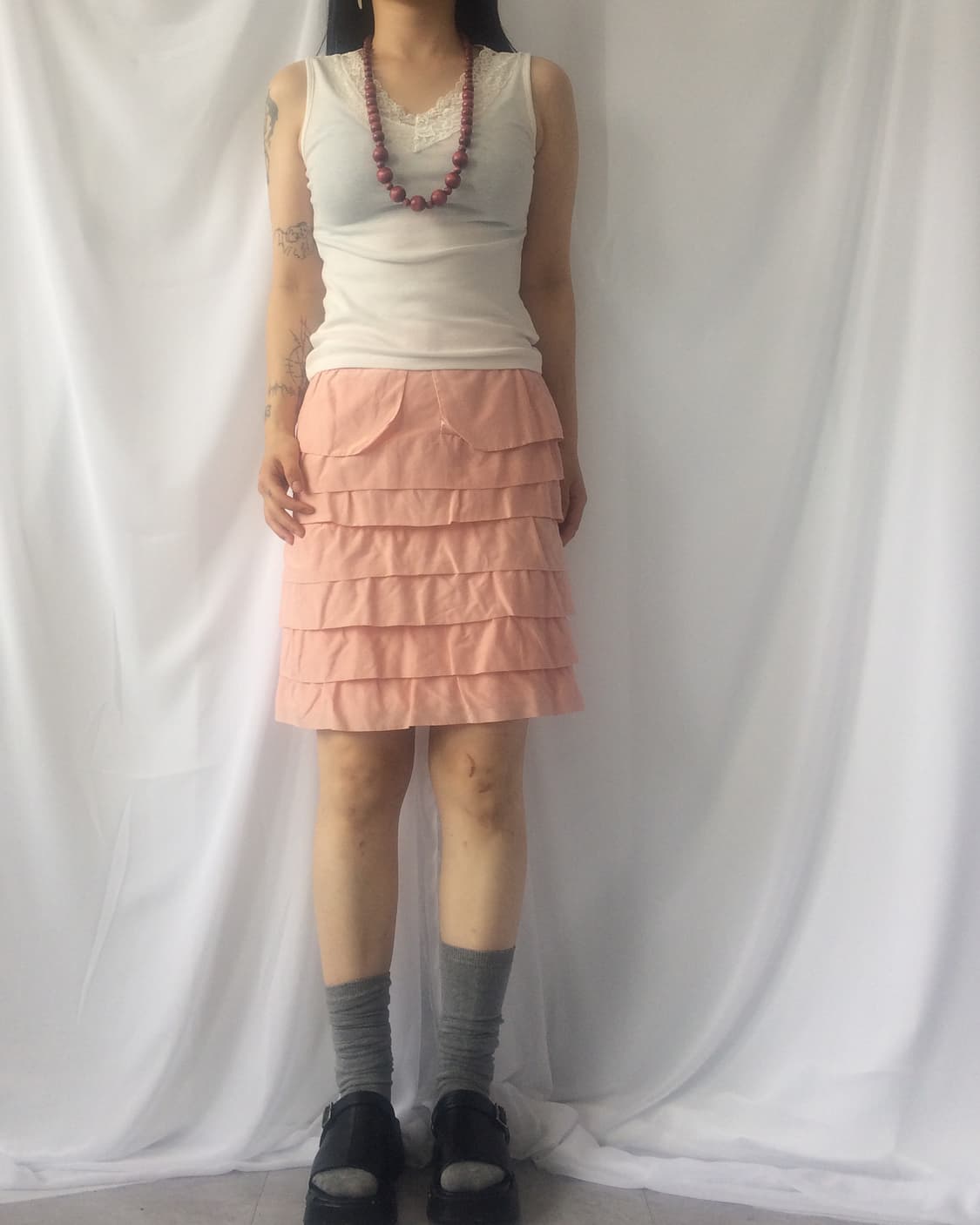 Lace point sleeveless 상품이미지7