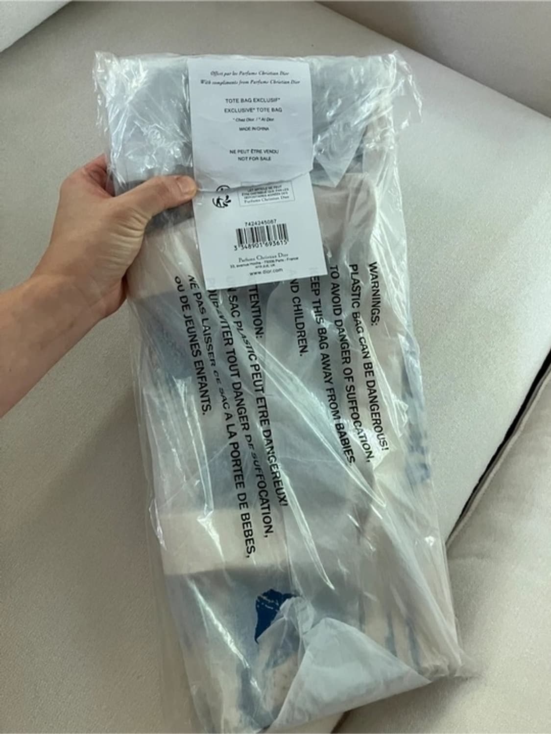 디올 리비에라 토트백 블루 노벨티상품 상품이미지7